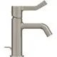 Ideal Standard Wascharmatur in Silber mit einem langen Griff und einer seitlichen Ablassvorrichtung, geeignet für die Montage an Waschbecken oder ähnlichen Anwendungen.